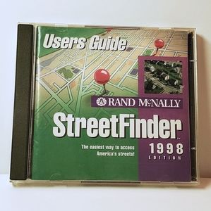 Rand McNally StreetFinder 2 CD Set for Windows